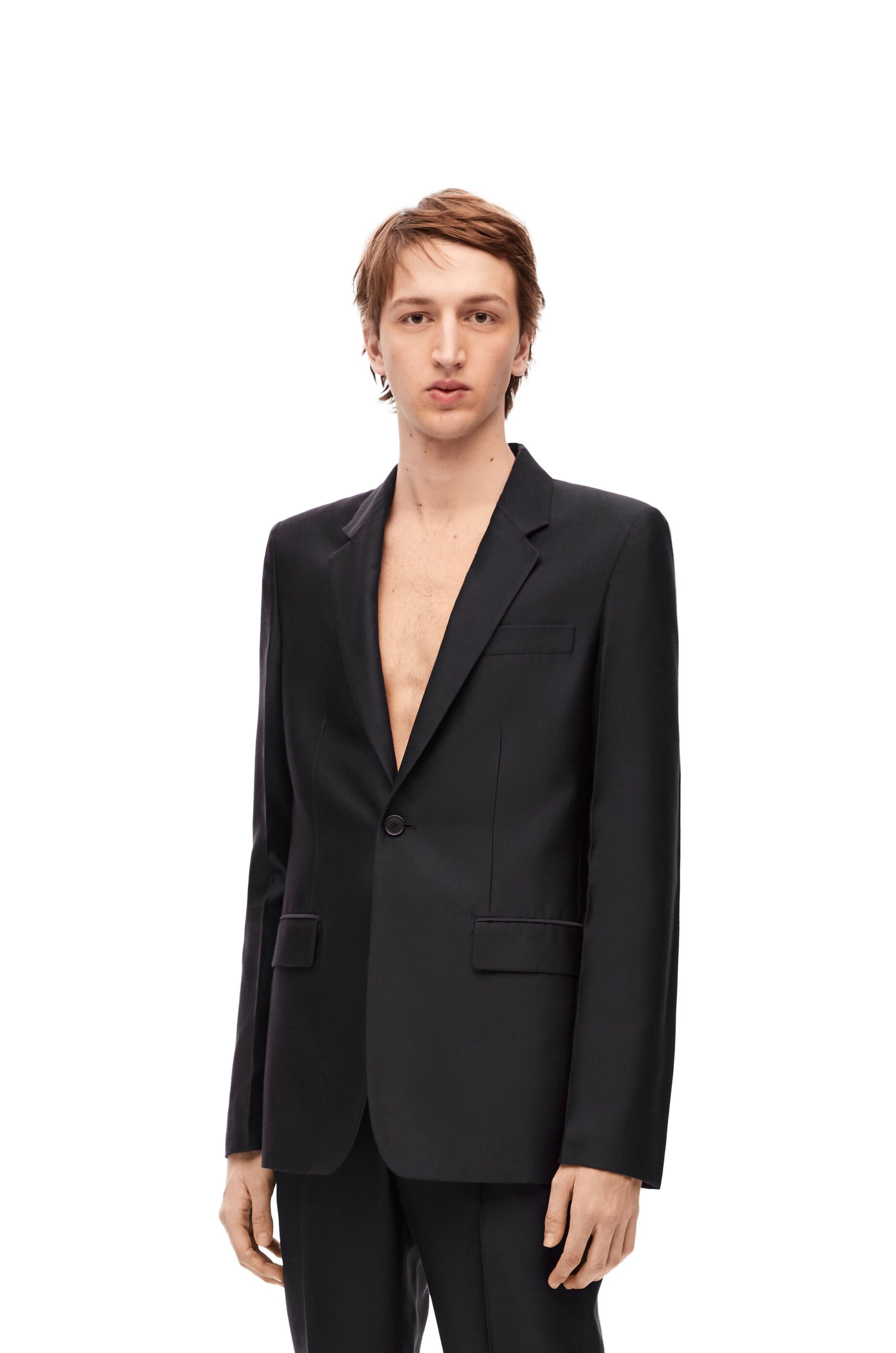 Tailored jacket in silk - 3