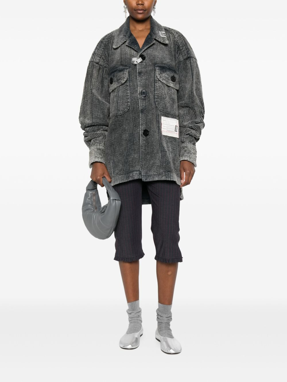 corduroy button shirt - 2