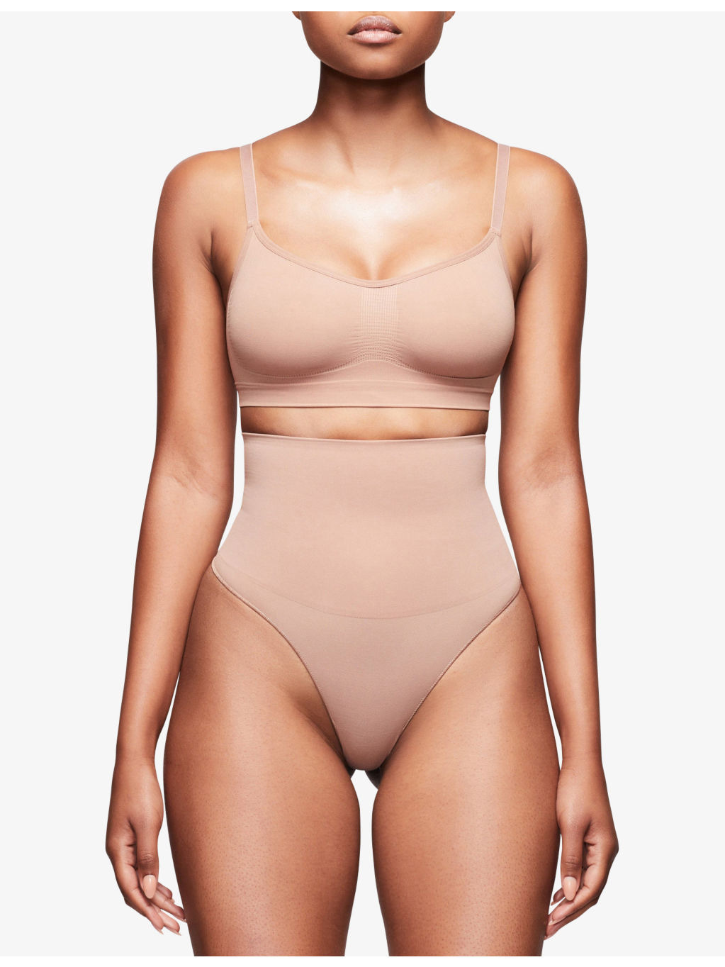 Sculpting scoop-neck stretch-woven bra - 2