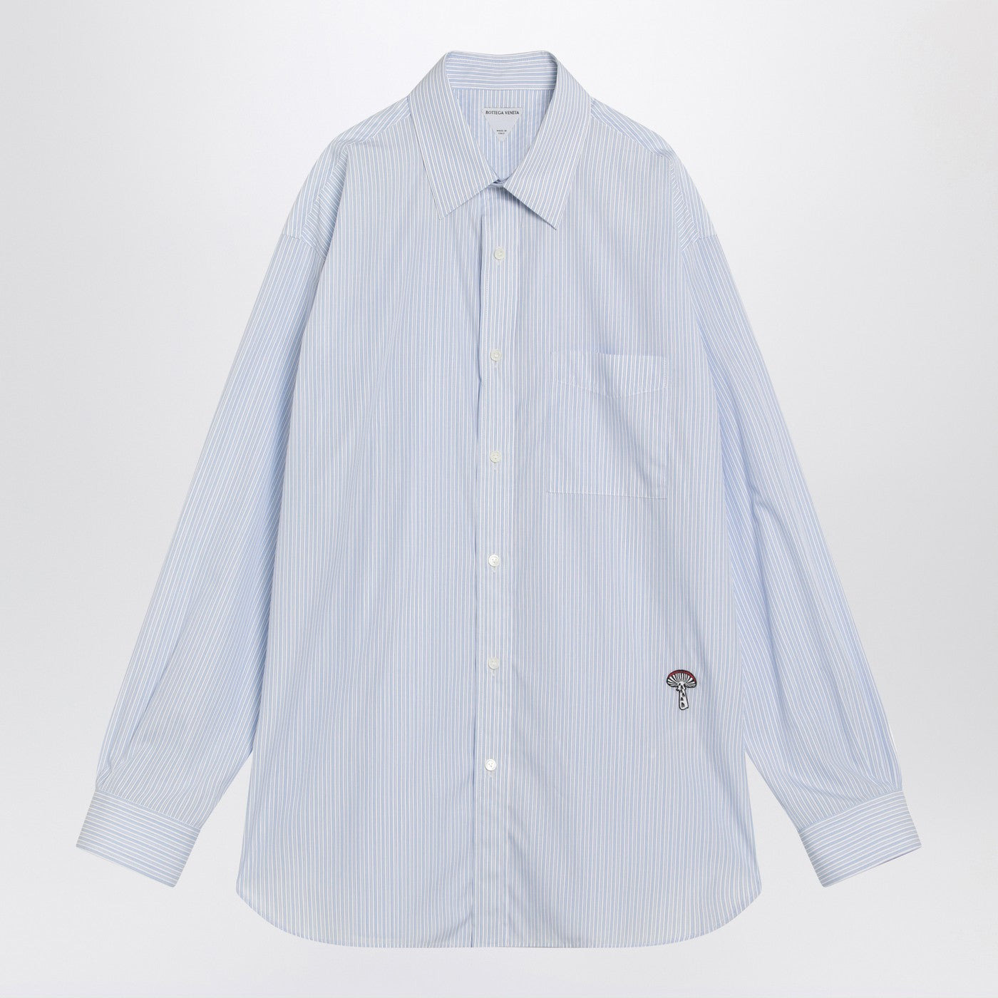 Bottega Veneta Women Striped Cotton Poplin Shirt - 1