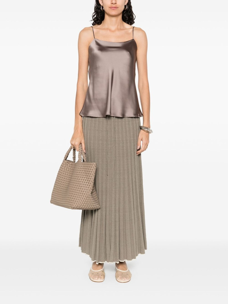 Herno satin tank top outlook