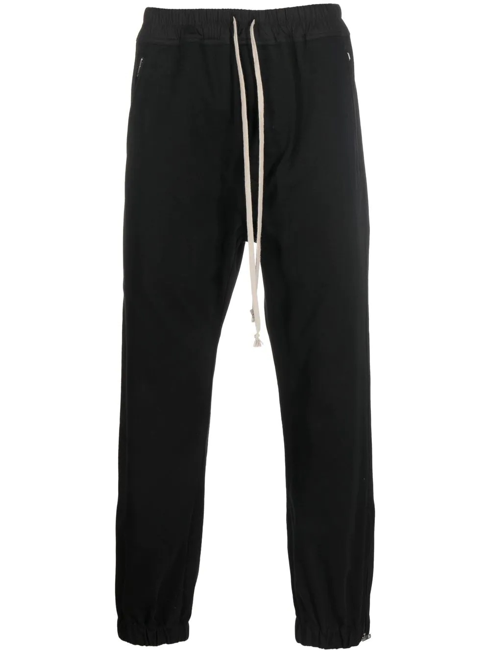 cropped knitted track pants - 1