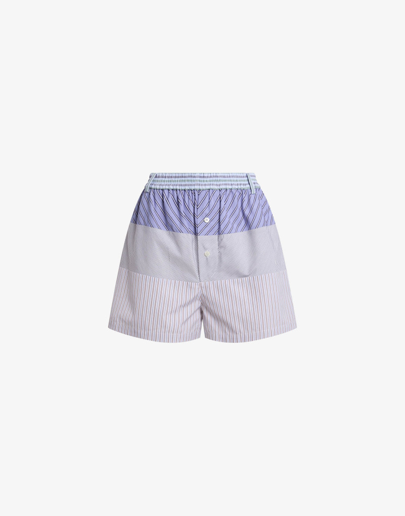PRINTED COTTON POPLIN SHORTS 4