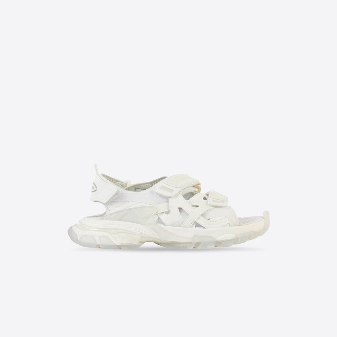 Women's Track Clear Sole Sandal in White - 1