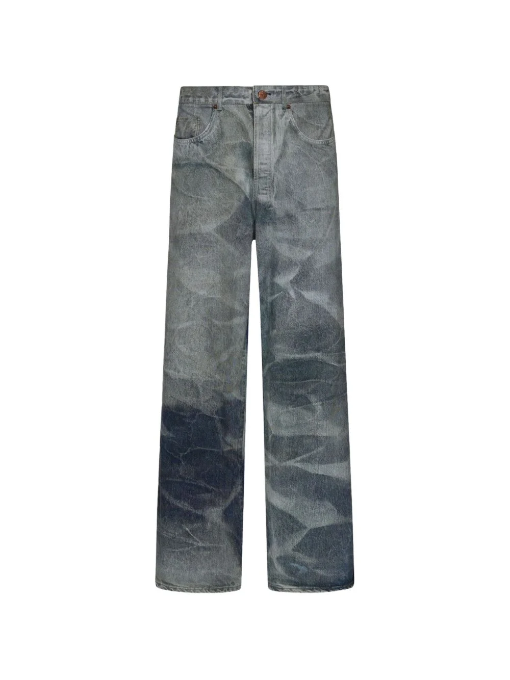 Amadox abstract-pattern jeans - 1