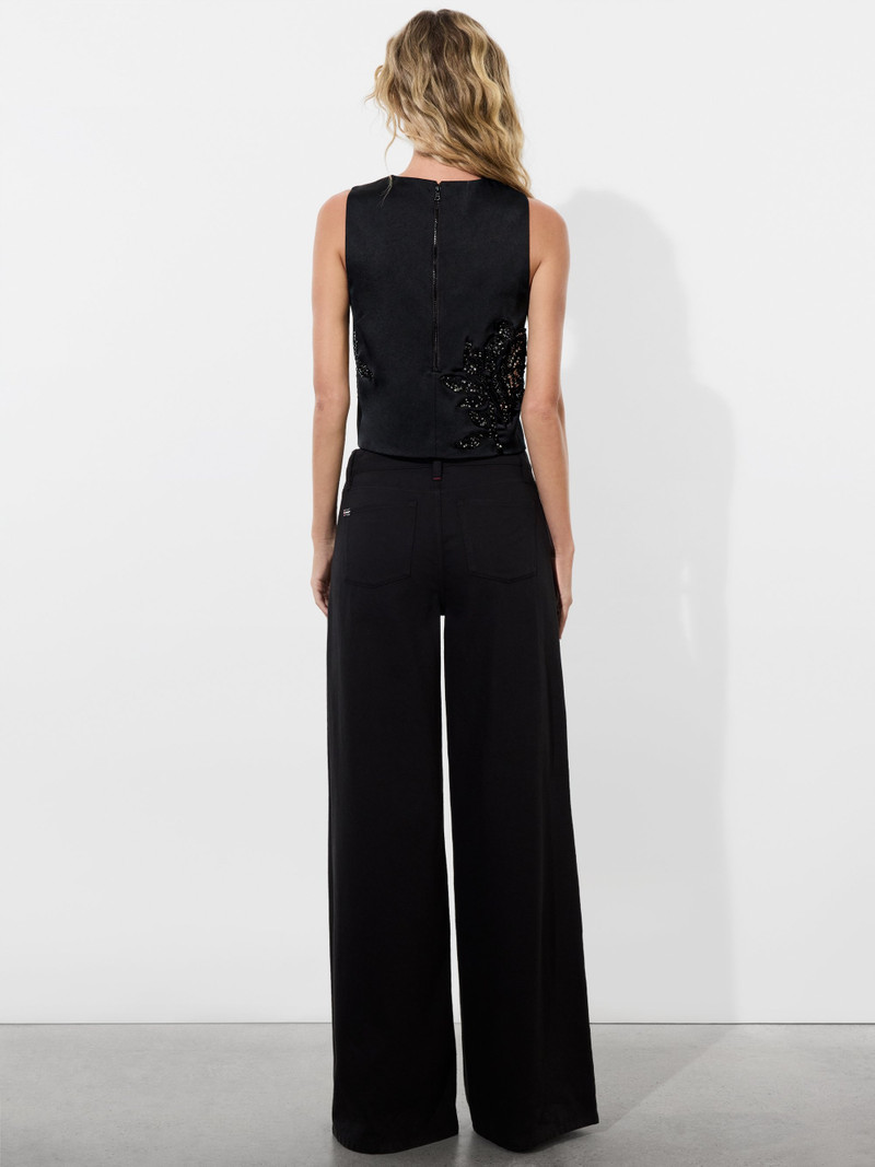 Alice + Olivia AMAL EMBELLISHED TANK outlook