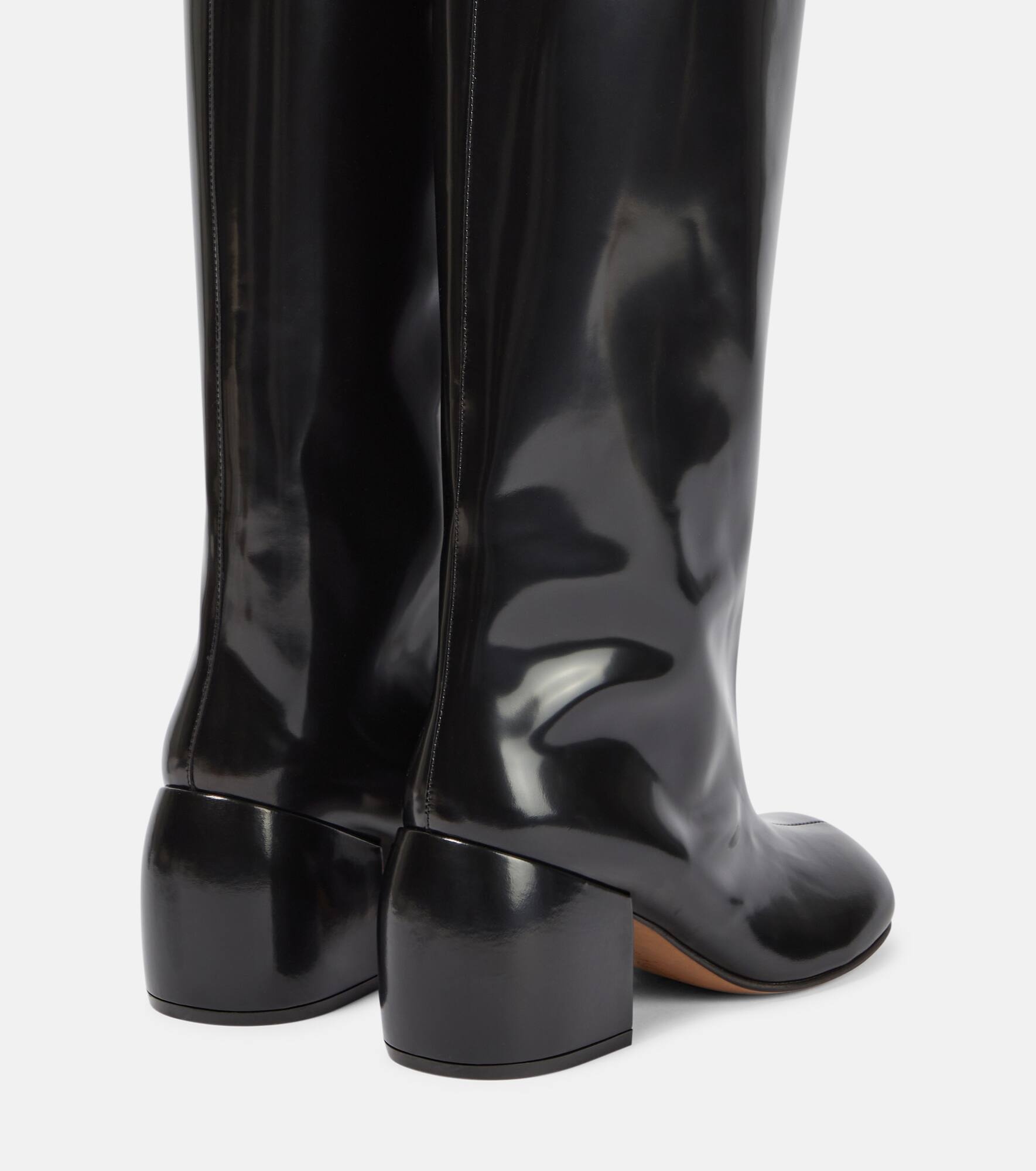 Leather knee-high boots - 3