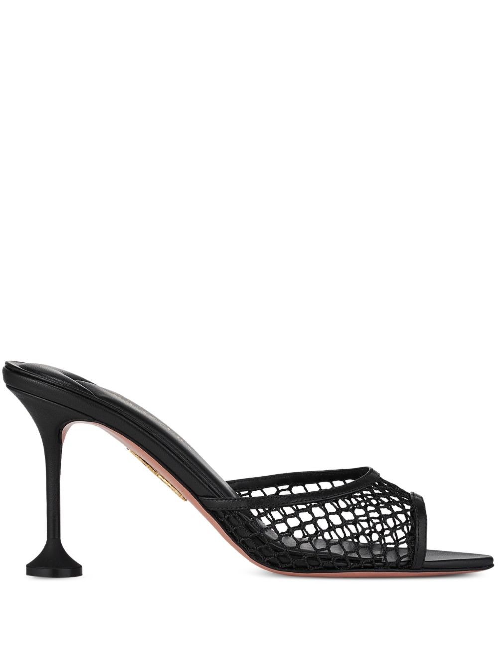 mesh-panel pointed-toe sandals - 1