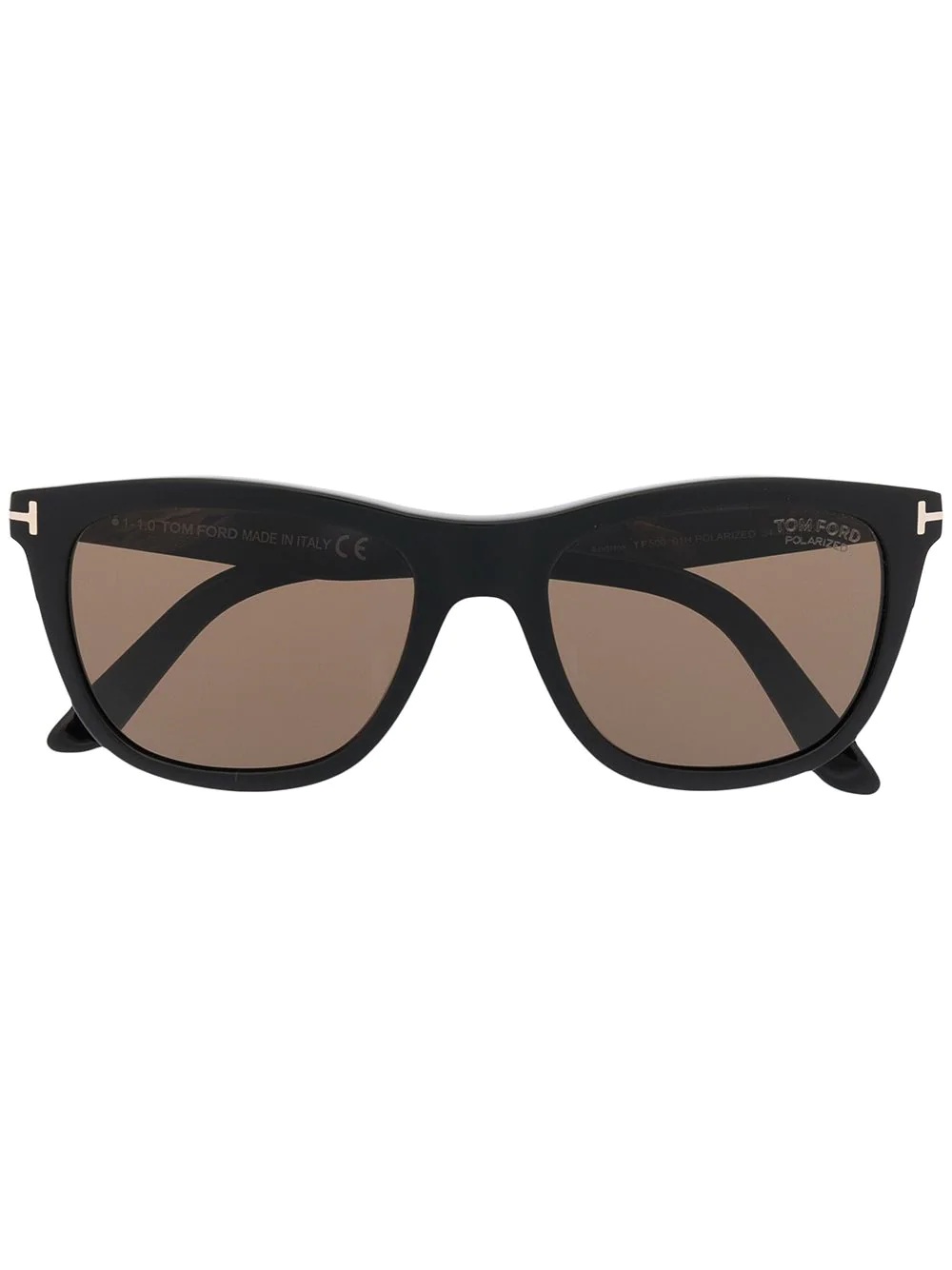 square-frame tinted sunglasses - 1