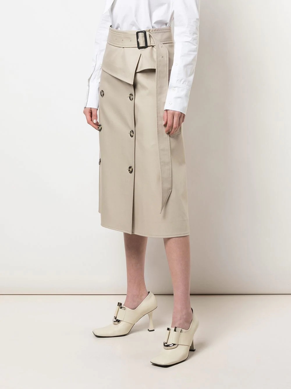 trench A-line skirt - 3