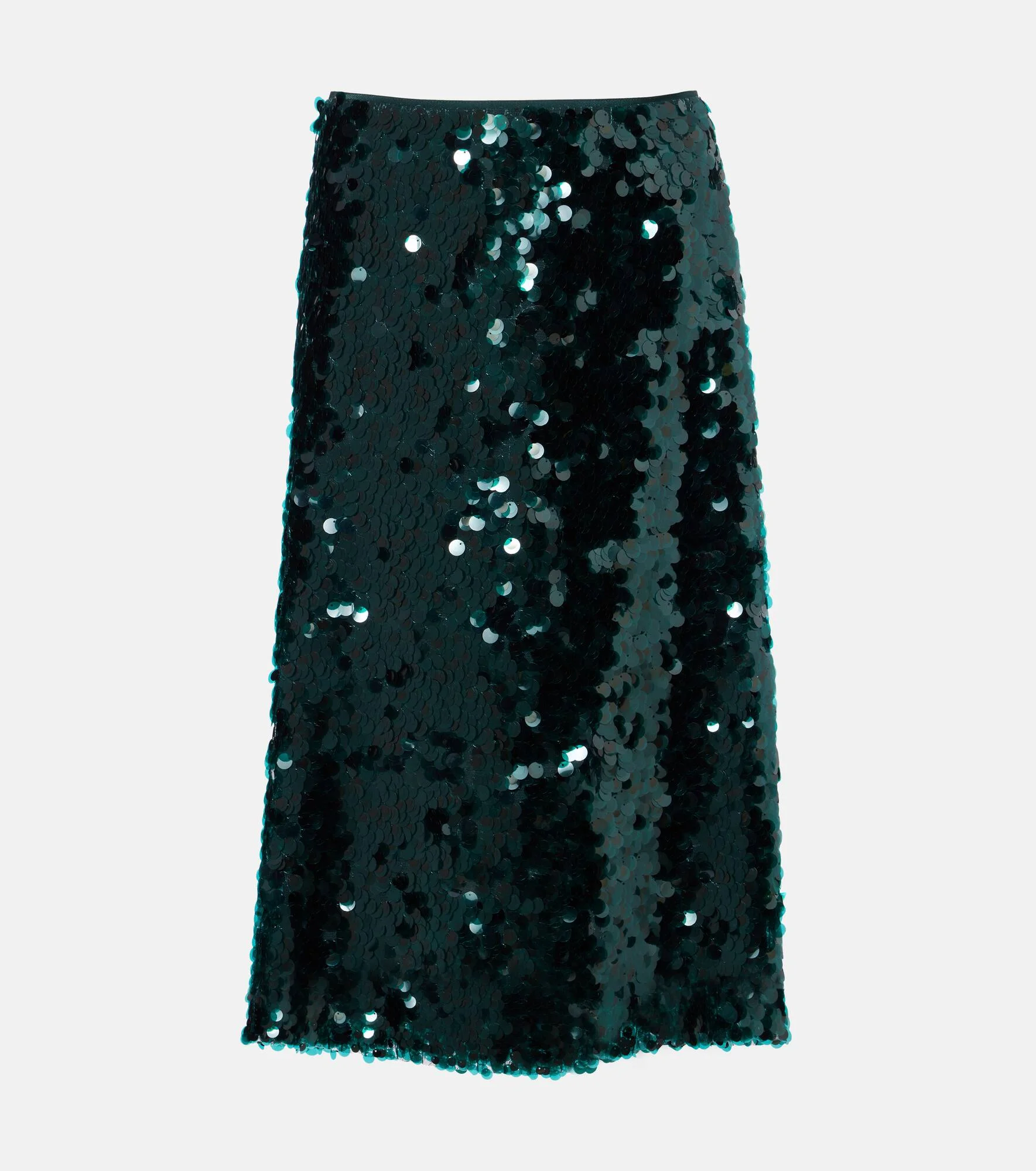 Lucite sequined midi skirt - 1
