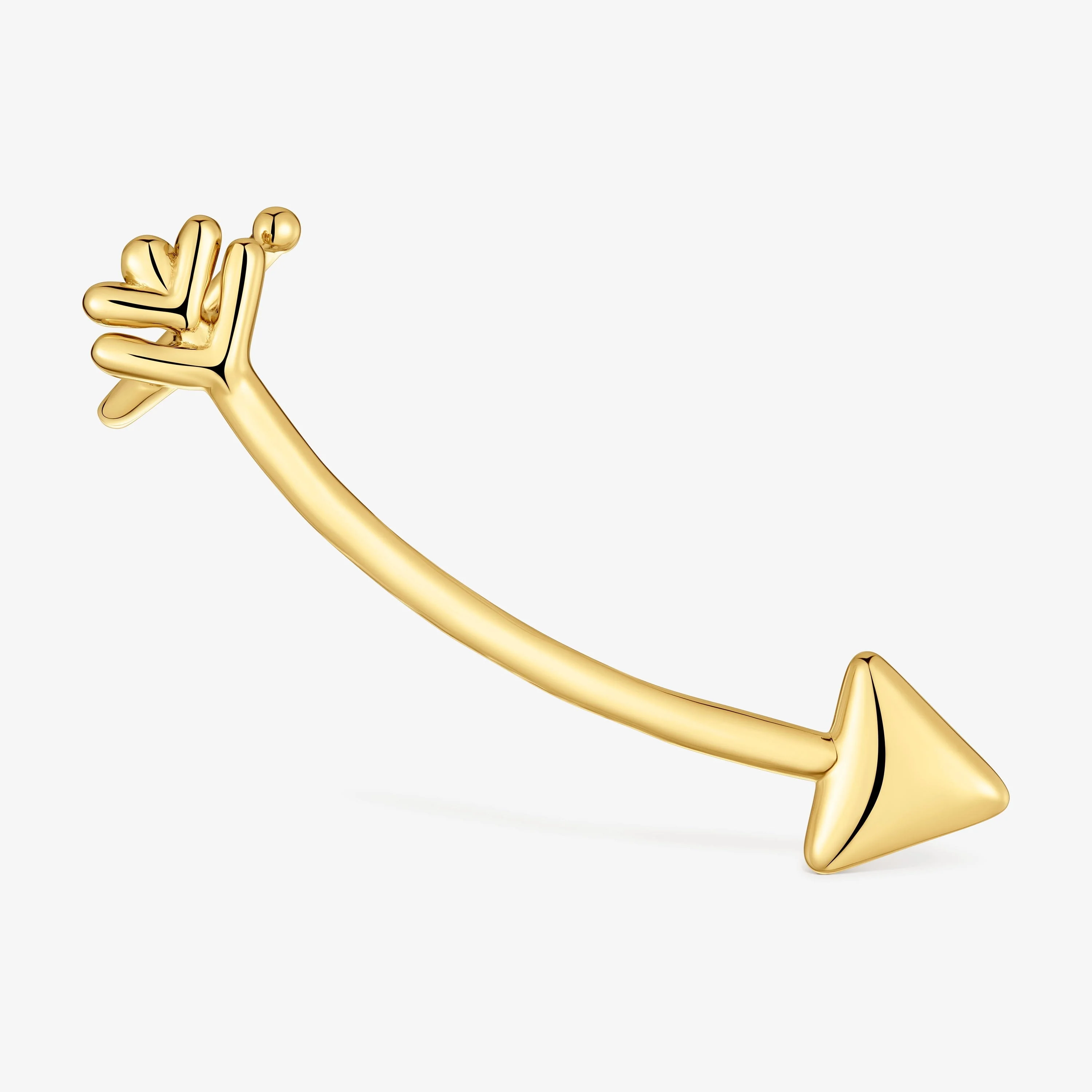 Climber earring with 18K gold vermeil TOUS Flechazo - 1