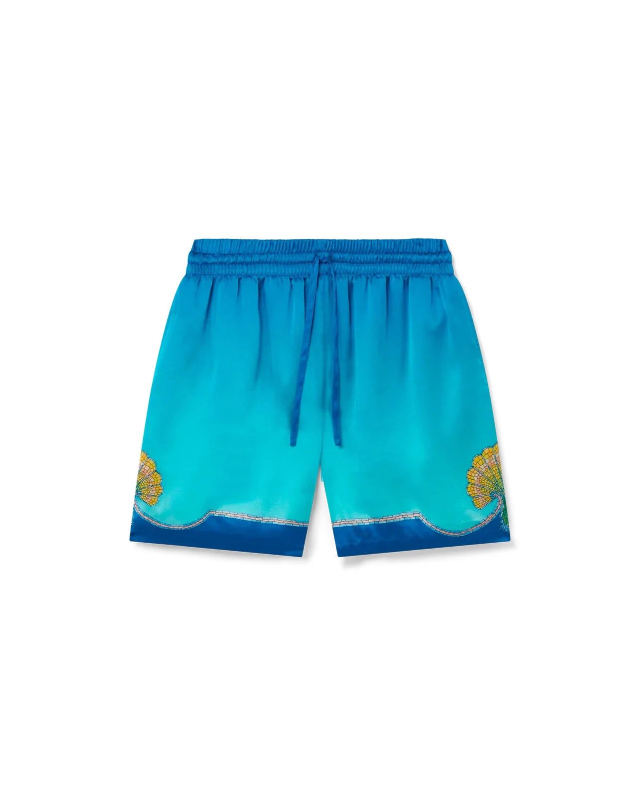Coquillage Coloré Silk Shorts - 1