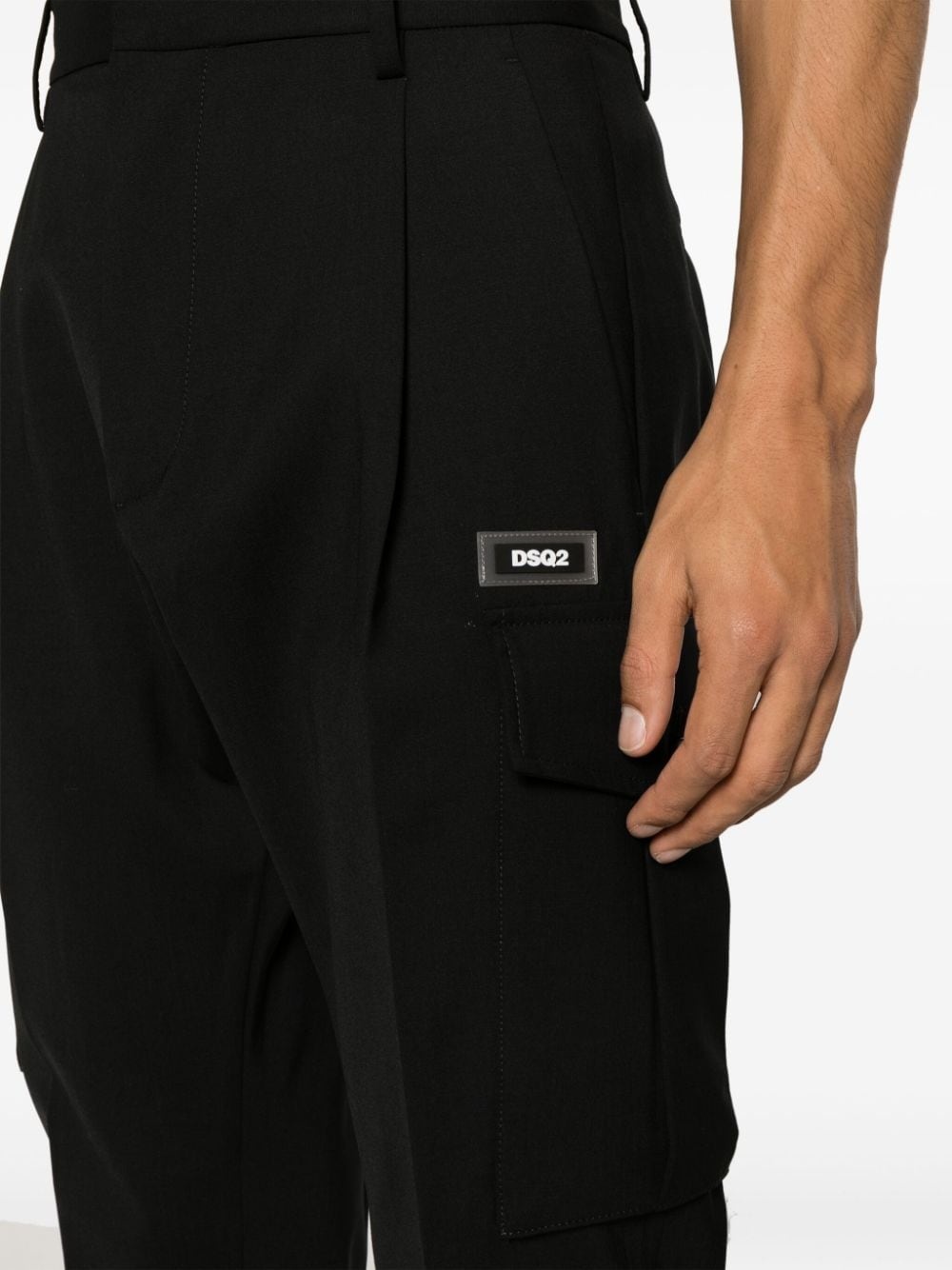 Utility One Pleat tapered trousers - 5