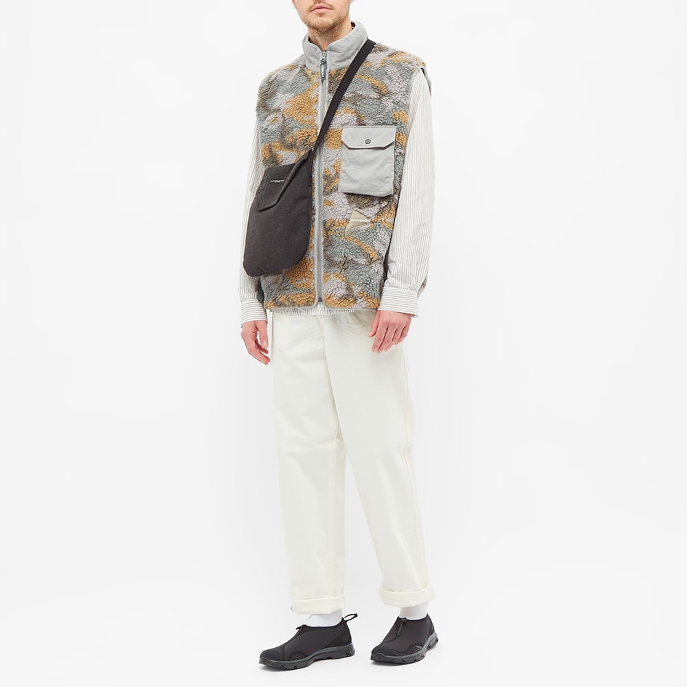 And Wander Jacquard Boa Vest - 7