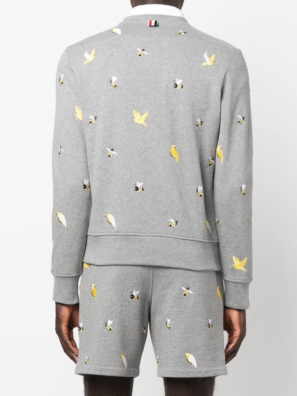 embroidered cotton sweatshirt - 4