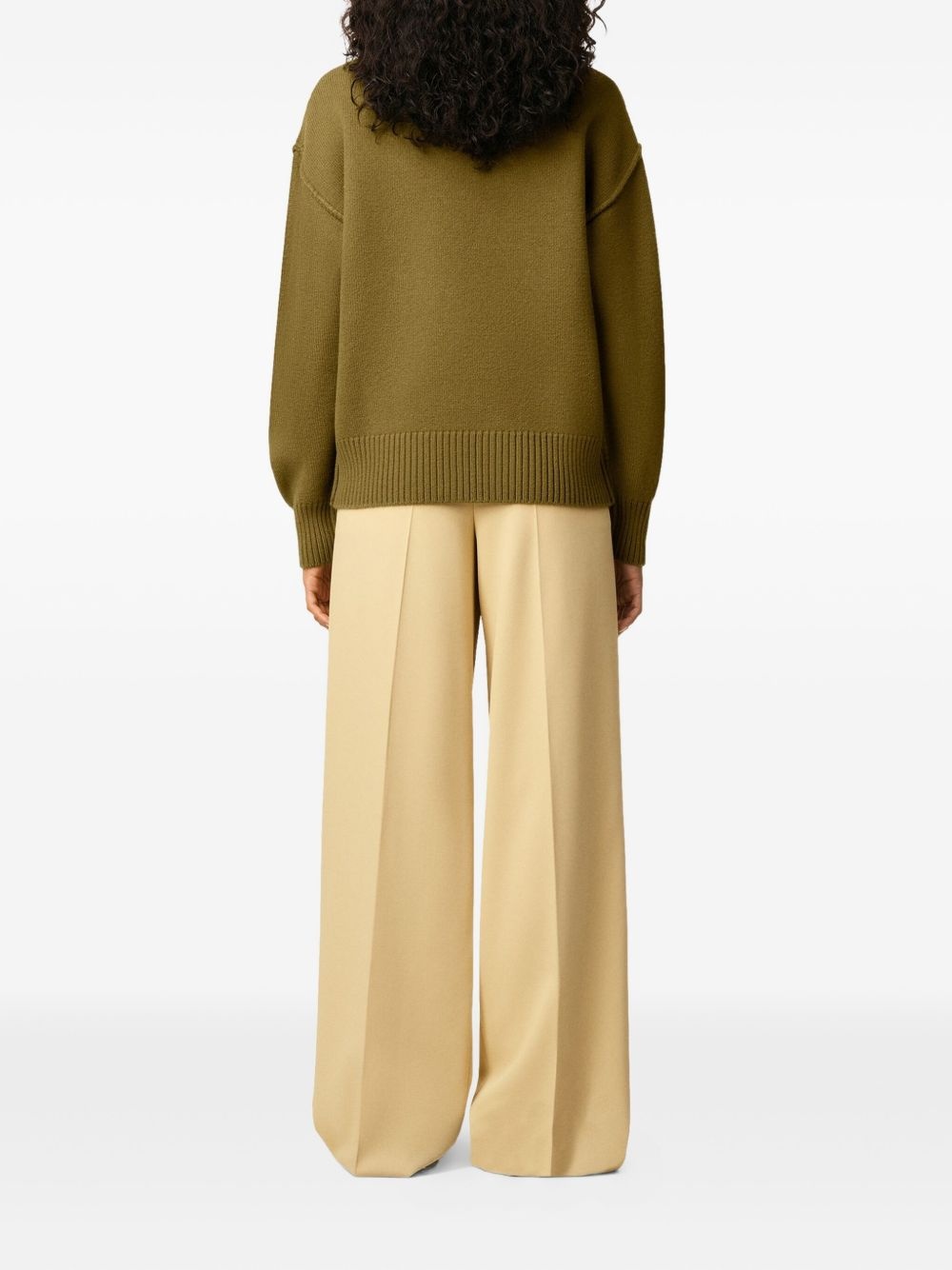 Ami de Coeur funnel neck sweater - 3