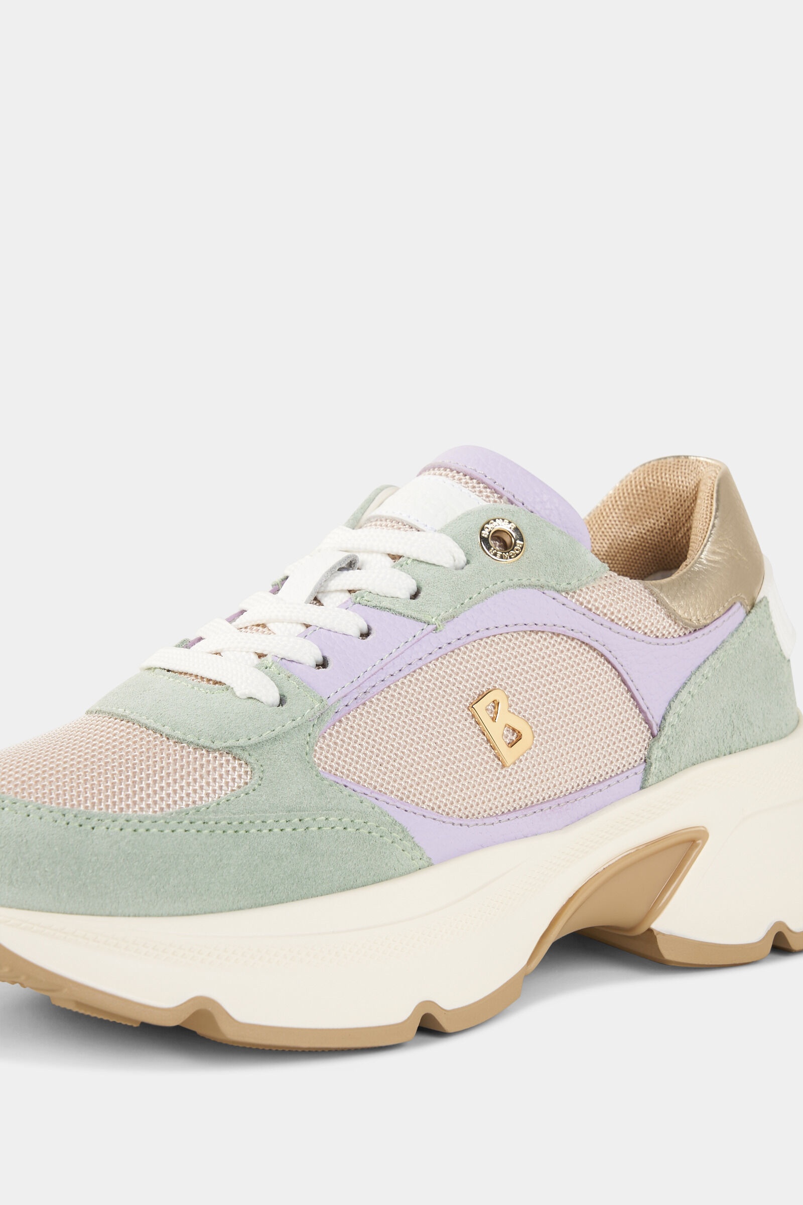 Kobe sneaker in Mint/lilac/beige - 7