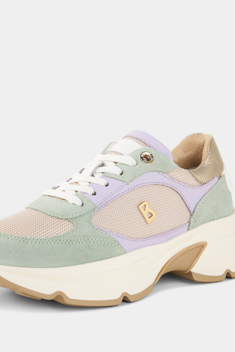 Kobe sneaker in Mint/lilac/beige 7