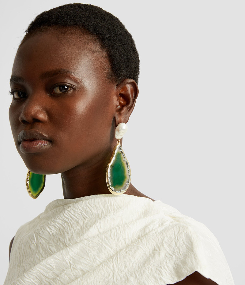 Erdem STONE DROP EARRING outlook
