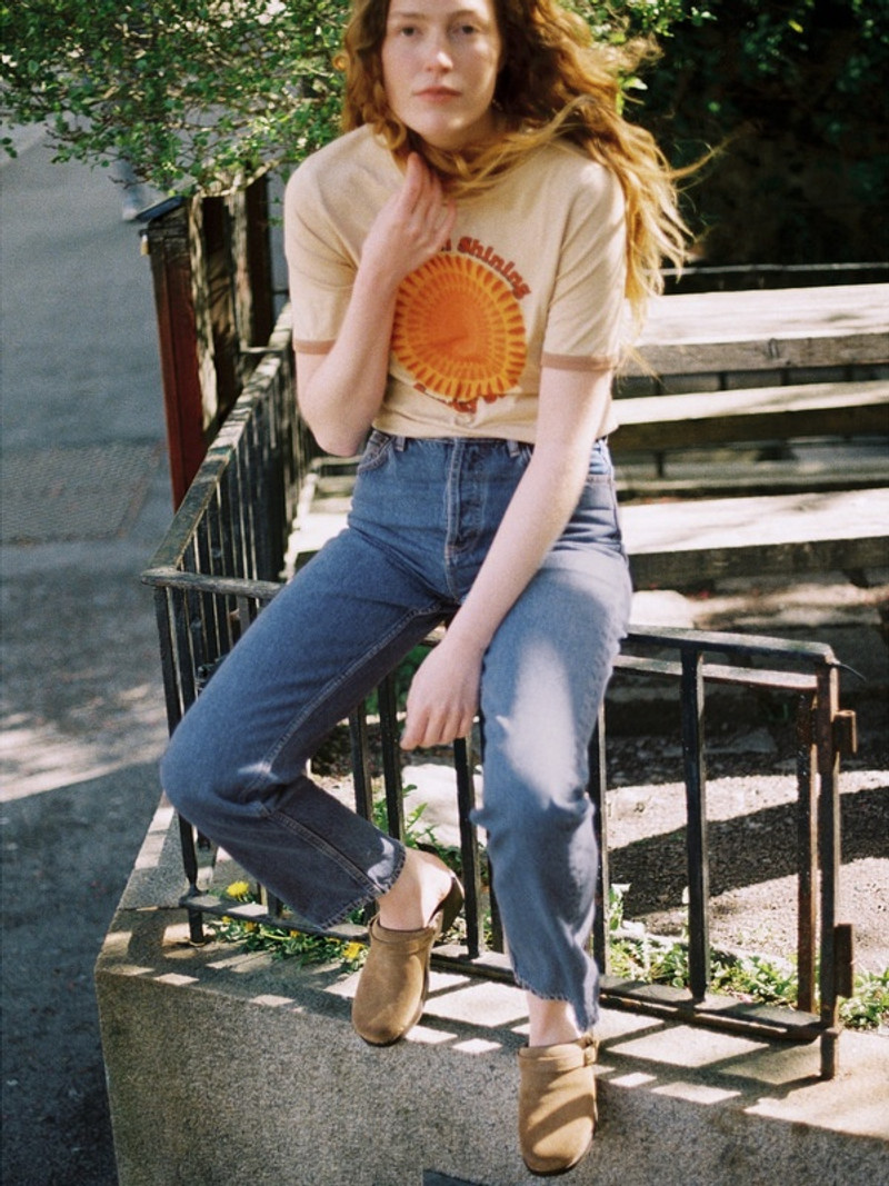 Nudie Jeans Lova Sunday Sun Faded Sun outlook