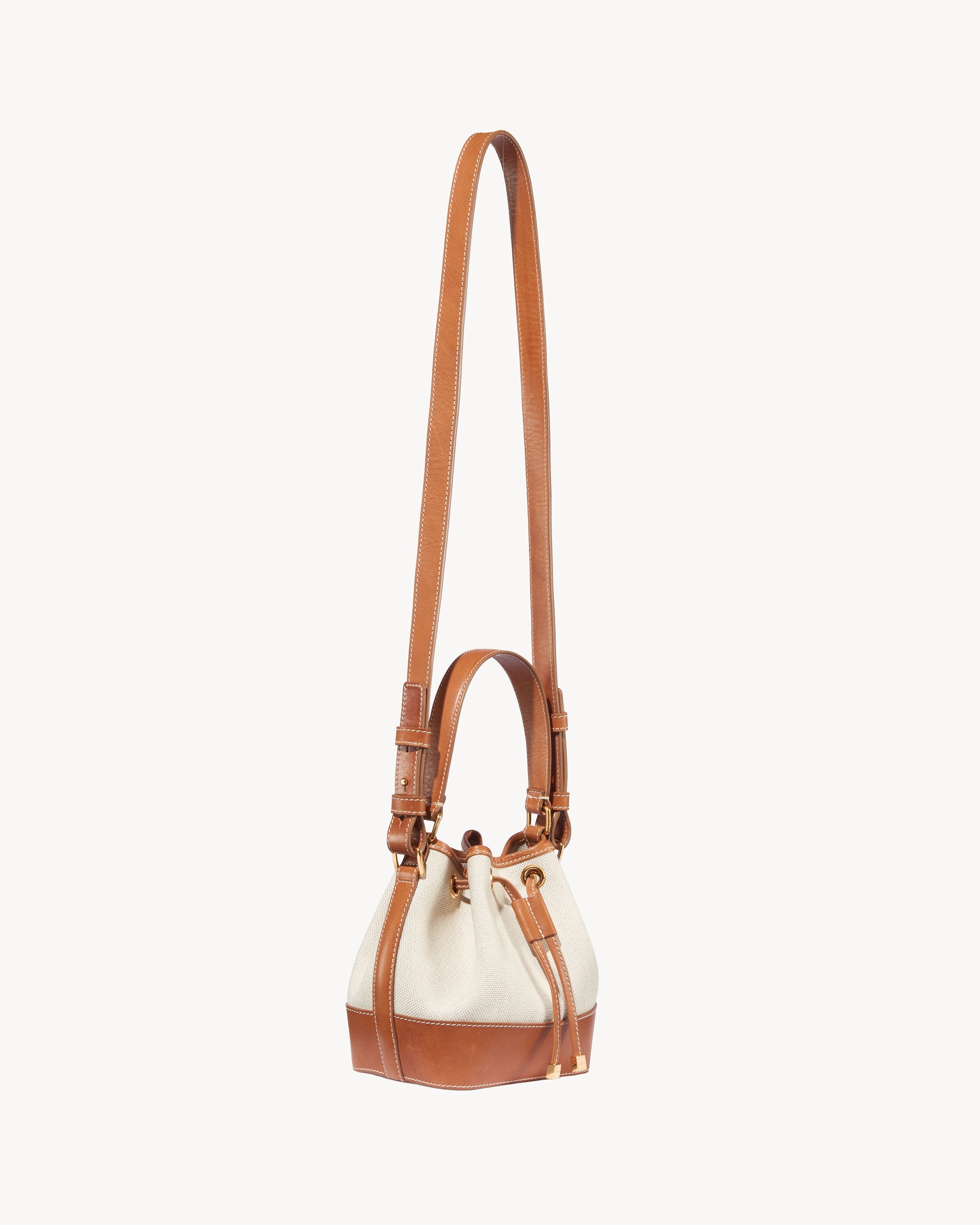 BRIGITTE MINI BUCKET BAG CANVAS - 3