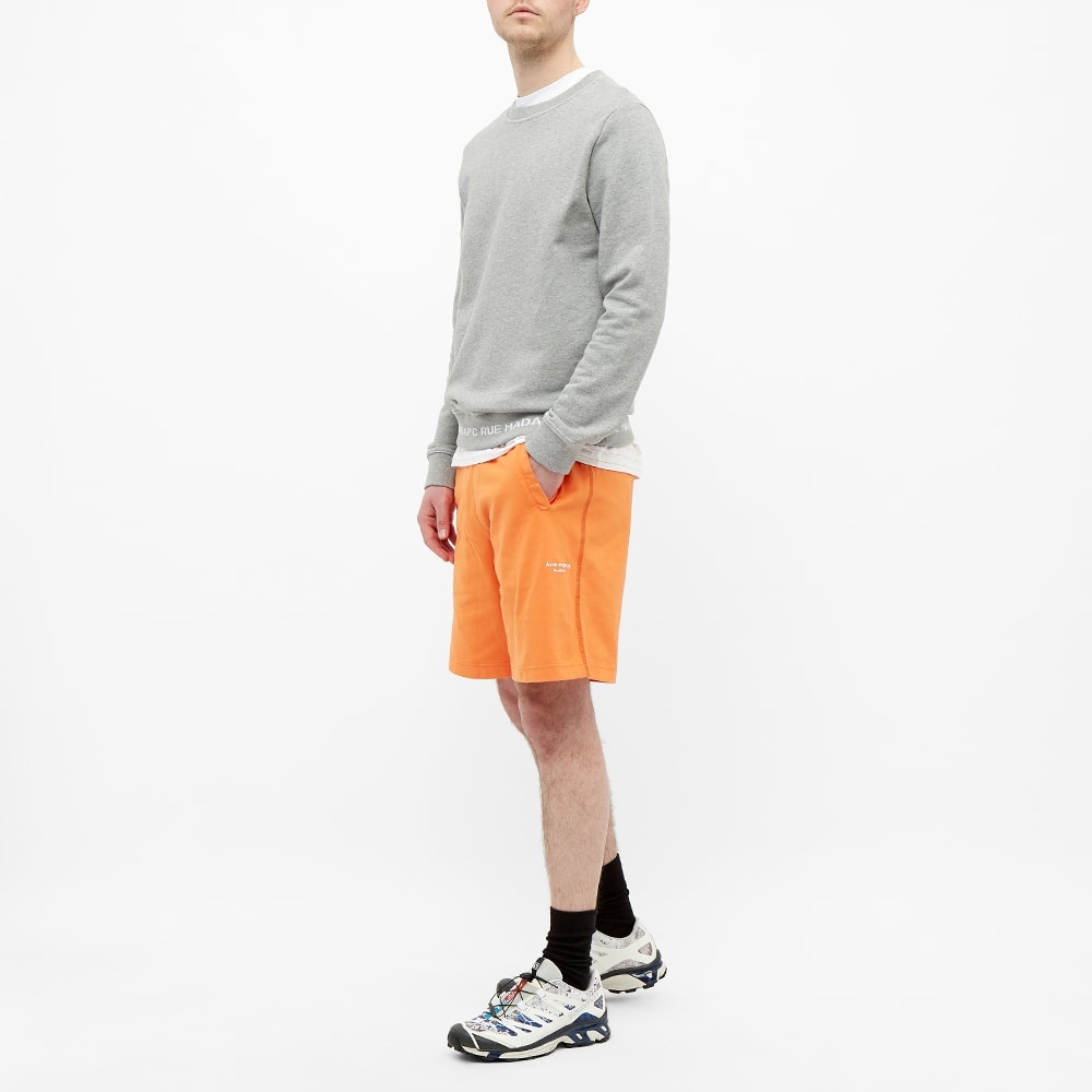 Acne Studios Fort Stamp Logo Short - 6