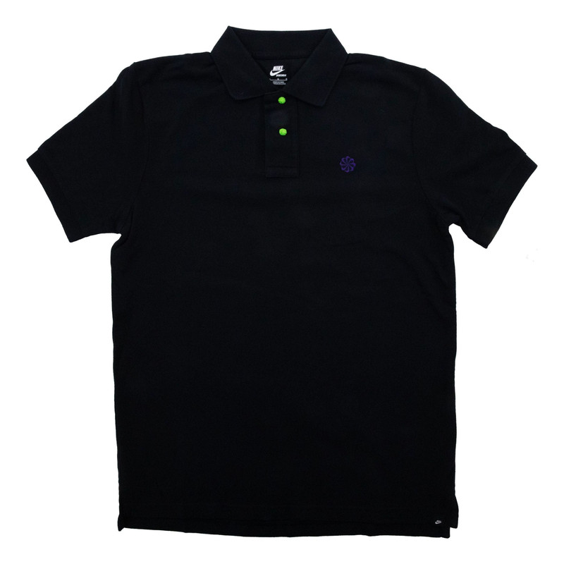 Nike x CLOT Short Sleeves Polo Shirt 'Black' 376722-010 - 1