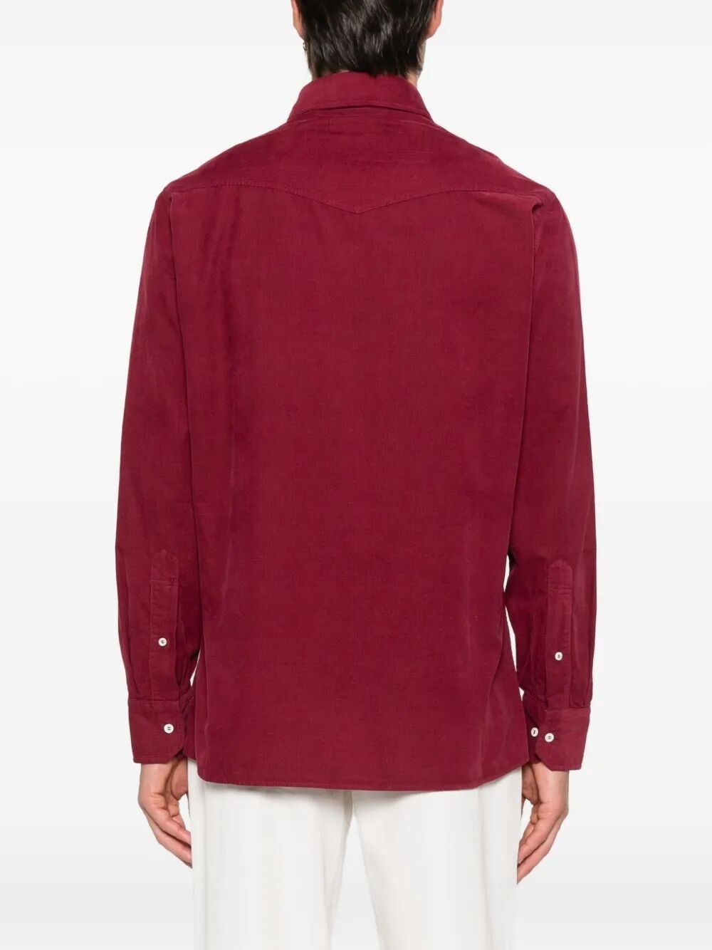 Easy Fit Western Shirt In Corduroy - 5