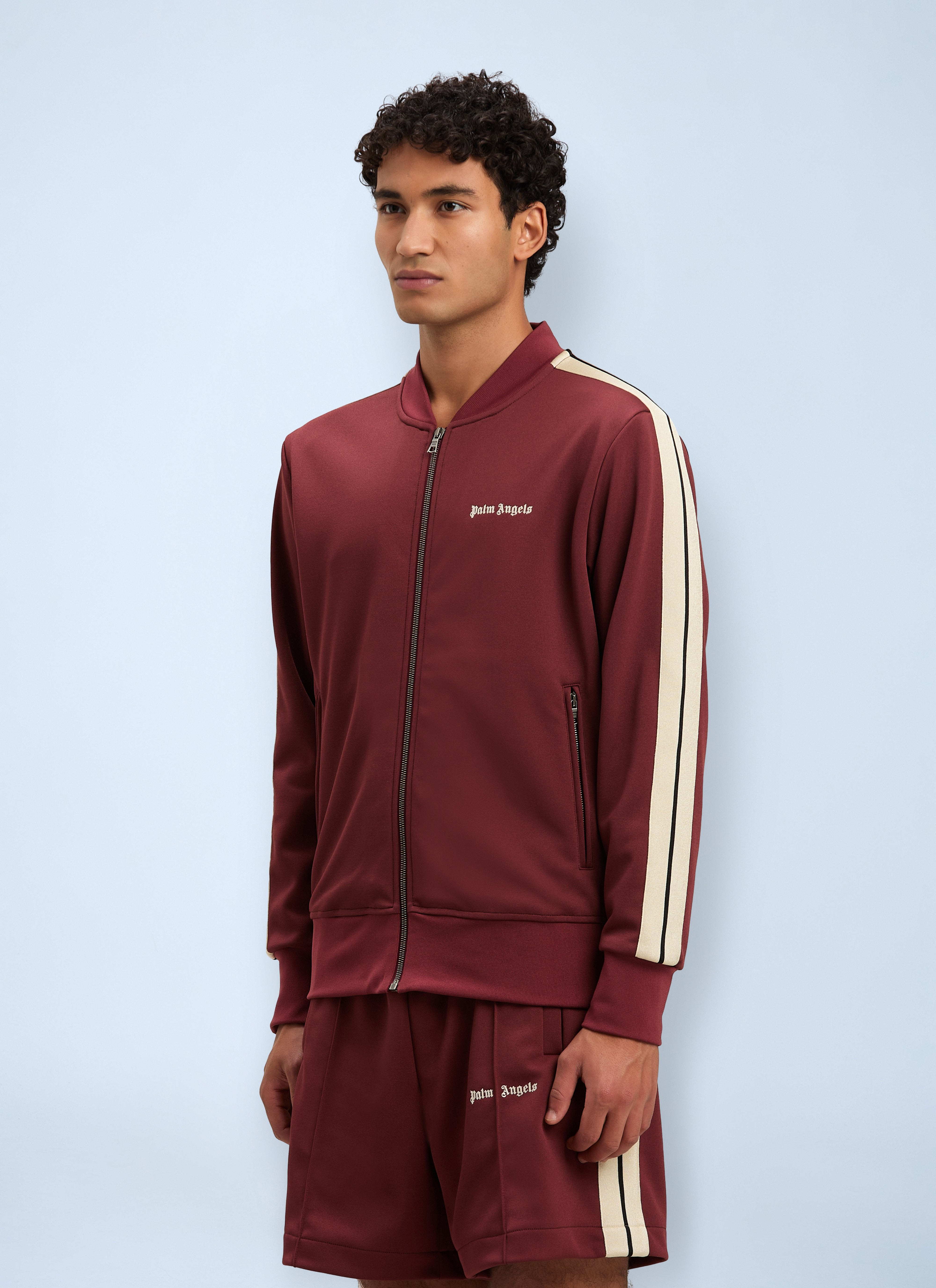 Palm Angels Men Logo Motif Track Jacket - 3