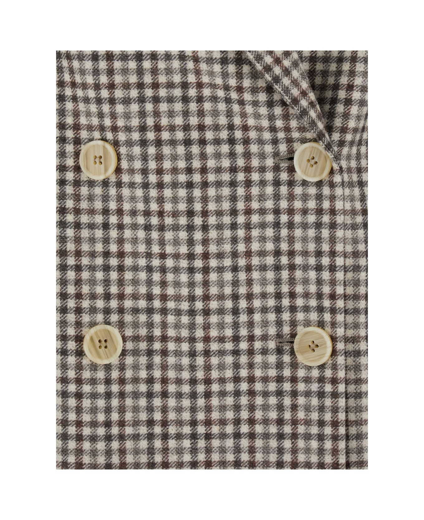 Brown Wool Blazer - 3