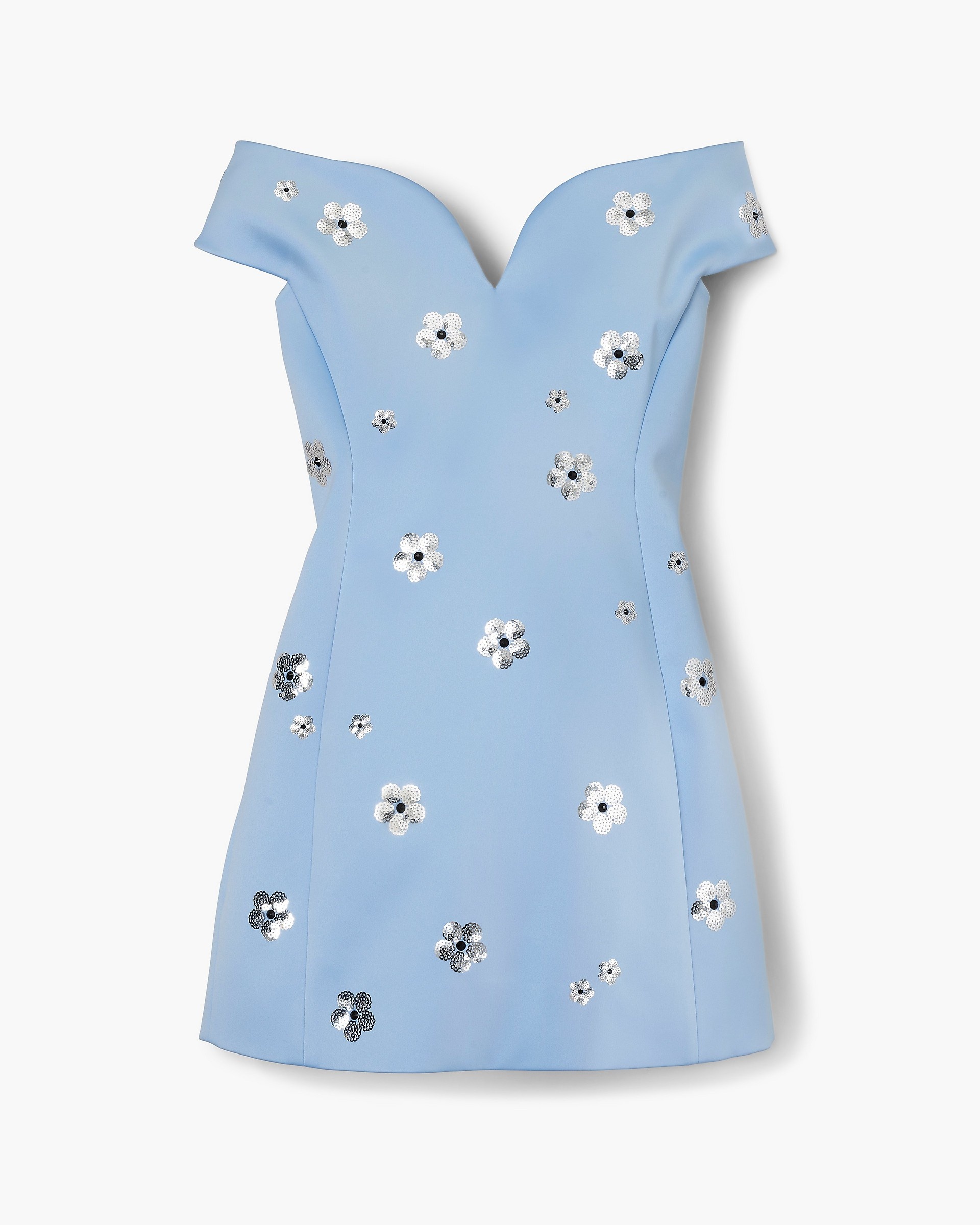 SEQUIN DAISY EMBELLISHED DRESS - 2