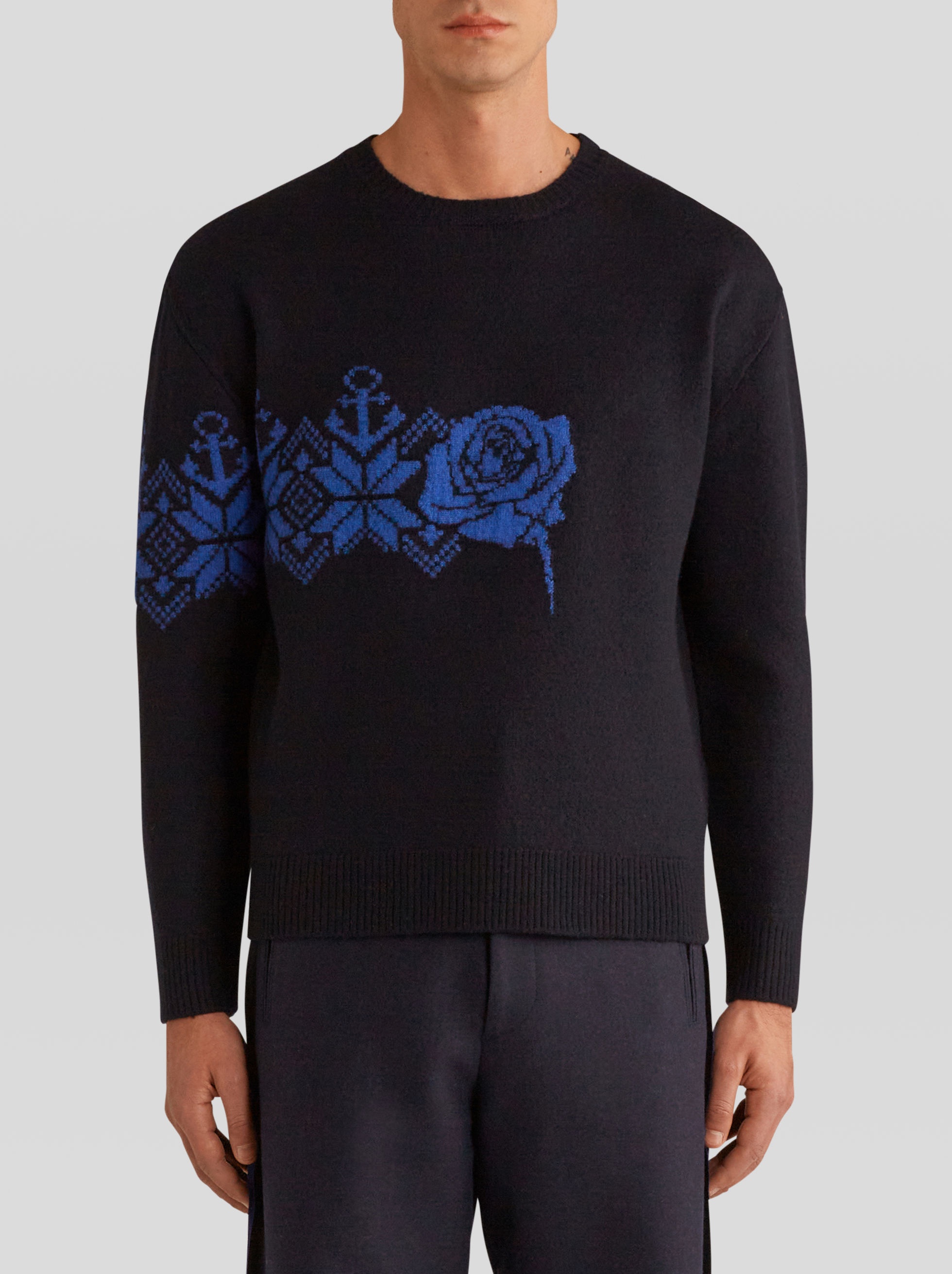 JACQUARD INTARSIA SWEATER - 2