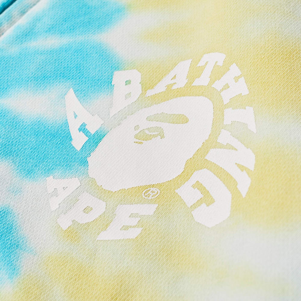 A Bathing Ape Tie Dye Wide Zip Hoody - 4