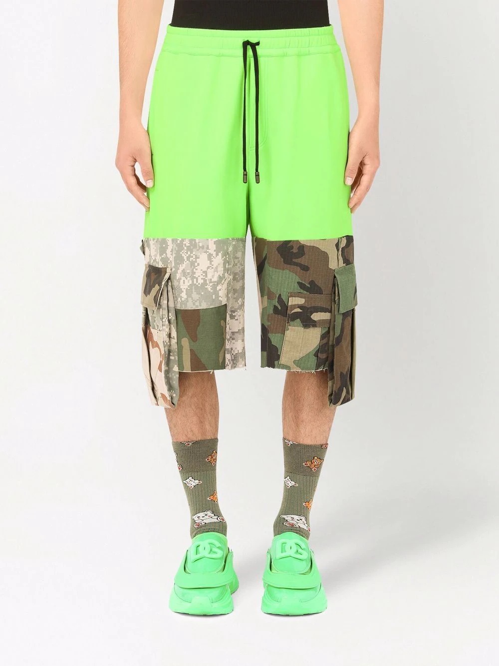 camouflage-print cargo shorts - 3