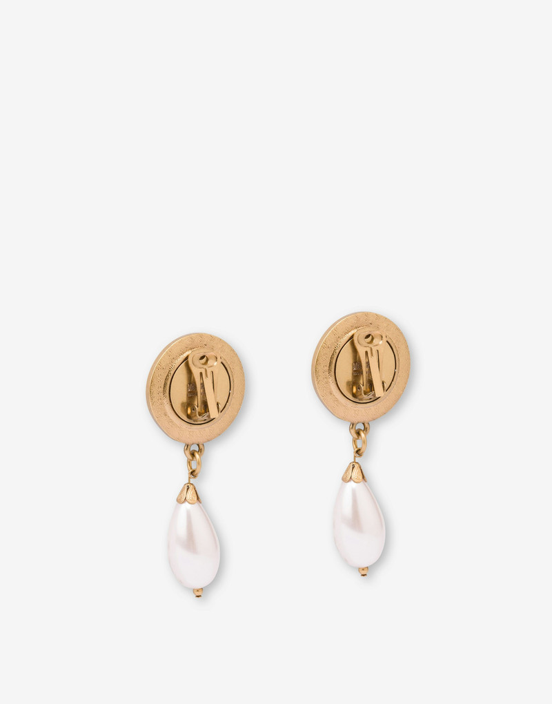 PEACE & PEARLS DANGLING EARRINGS 3