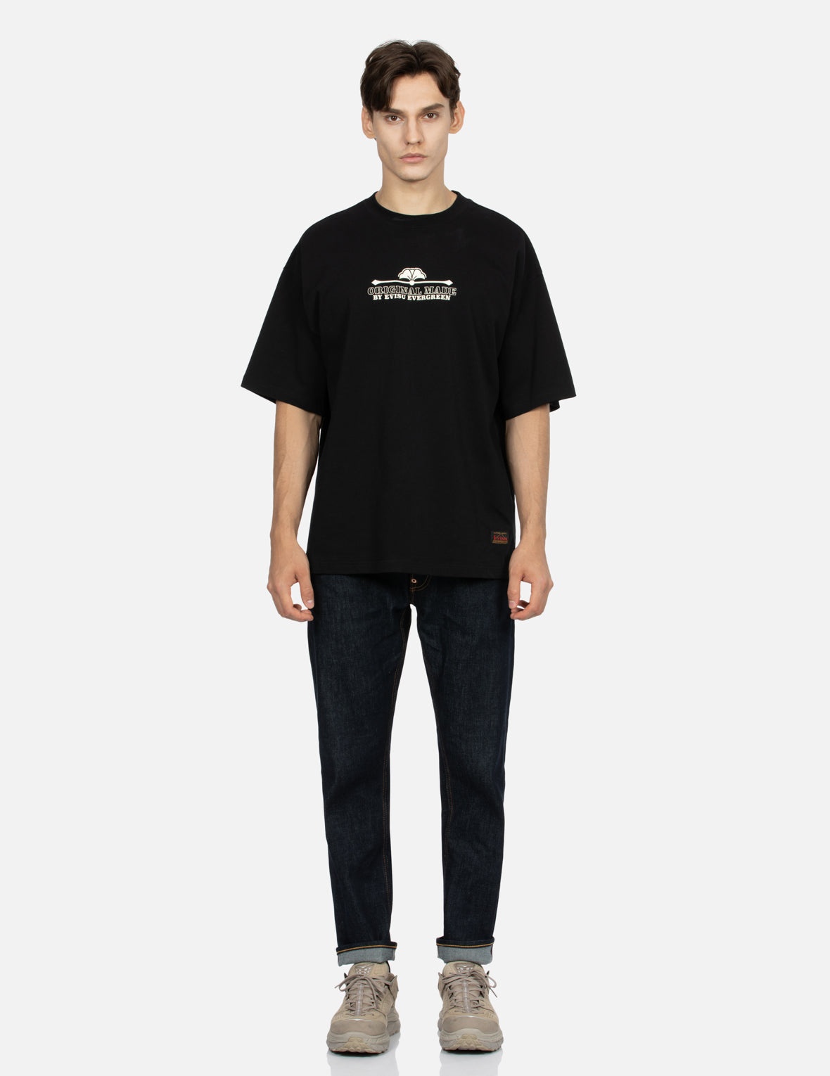 Blue Brushstroke Daicock Slim Cropped-fit  Jeans - 6