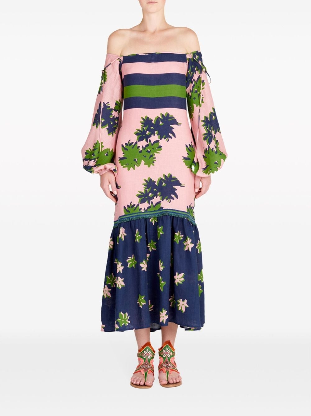 Oristano off-shoulder dress - 2