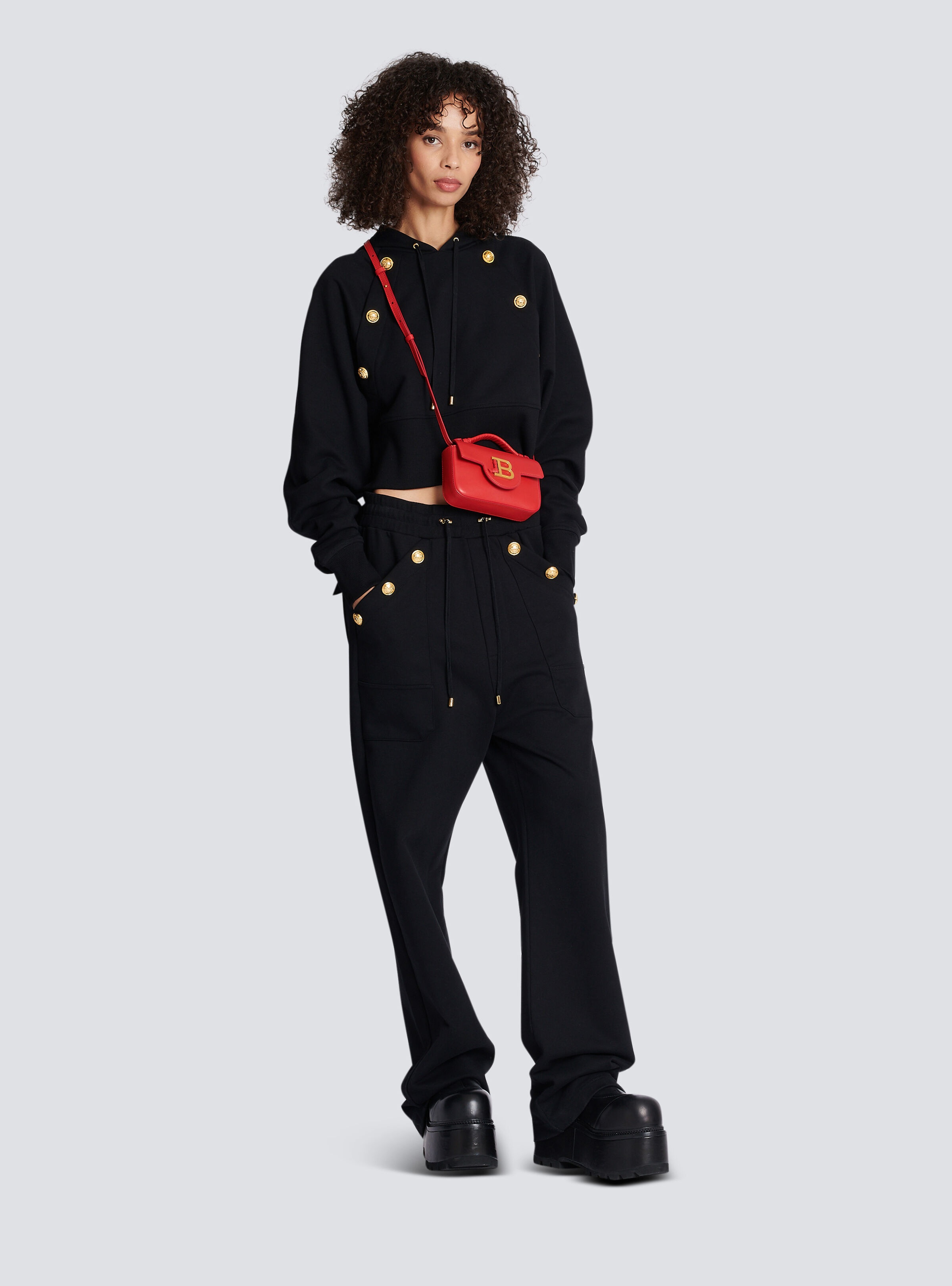 Loose-fitting jogging bottoms made from eco-responsible cotton - 2