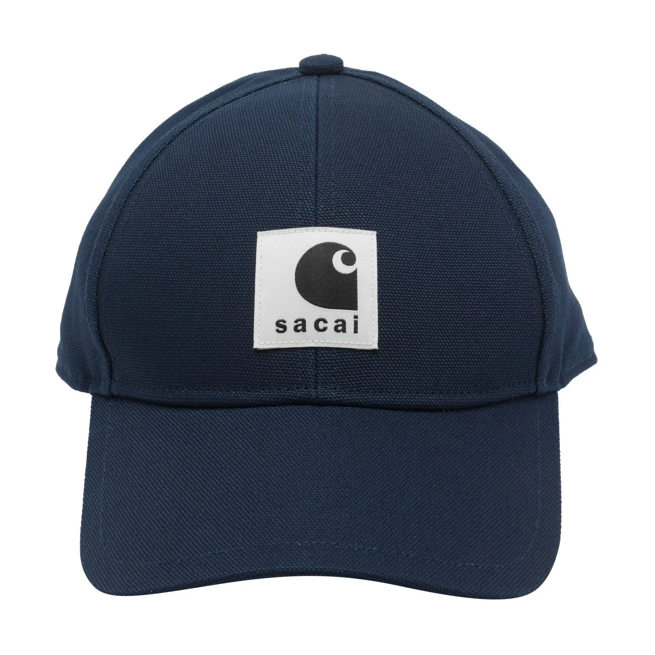 Sacai X Carharrt Wip Men Logo Baseball Cap - 1