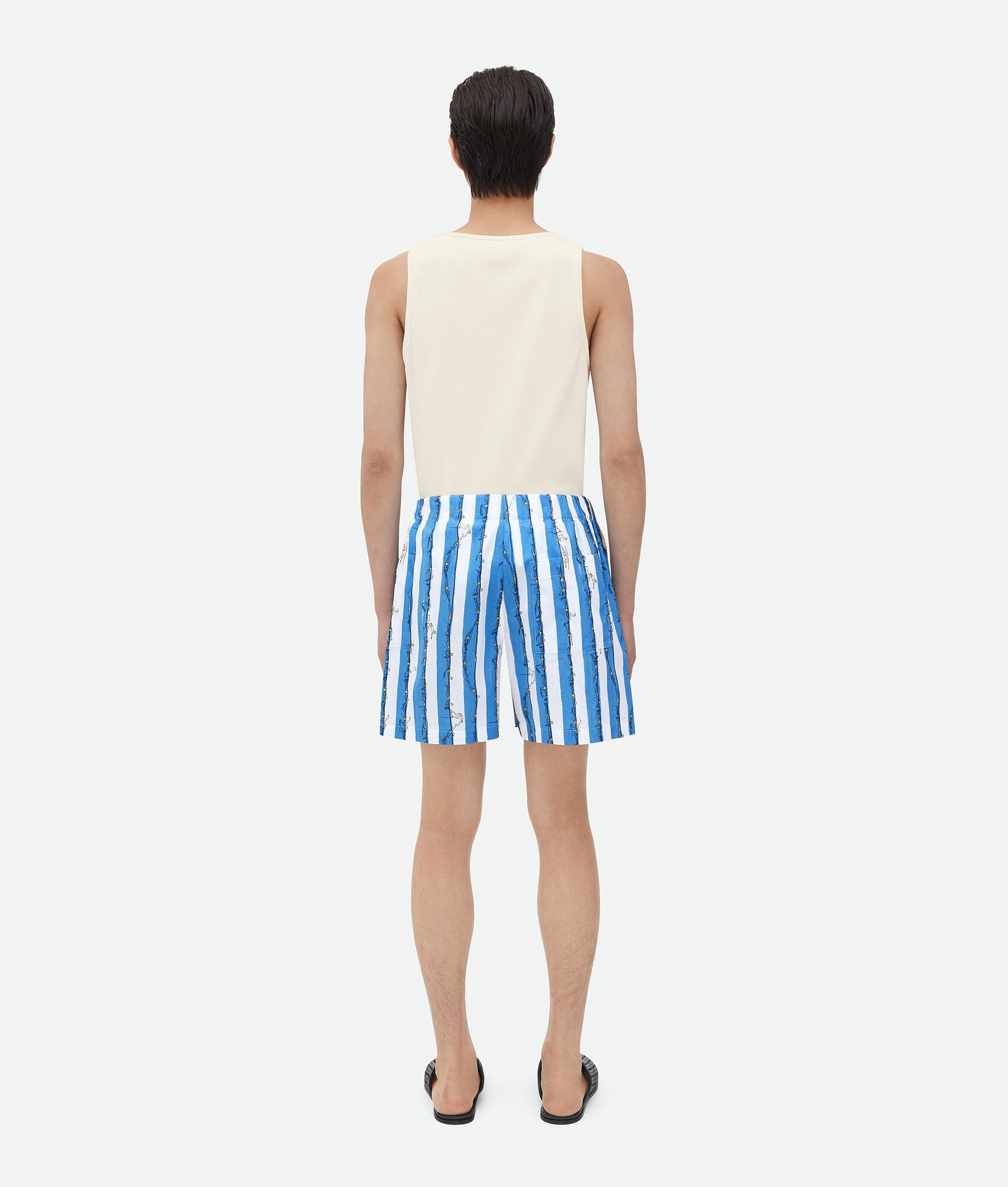 Printed Cotton Shorts - 3