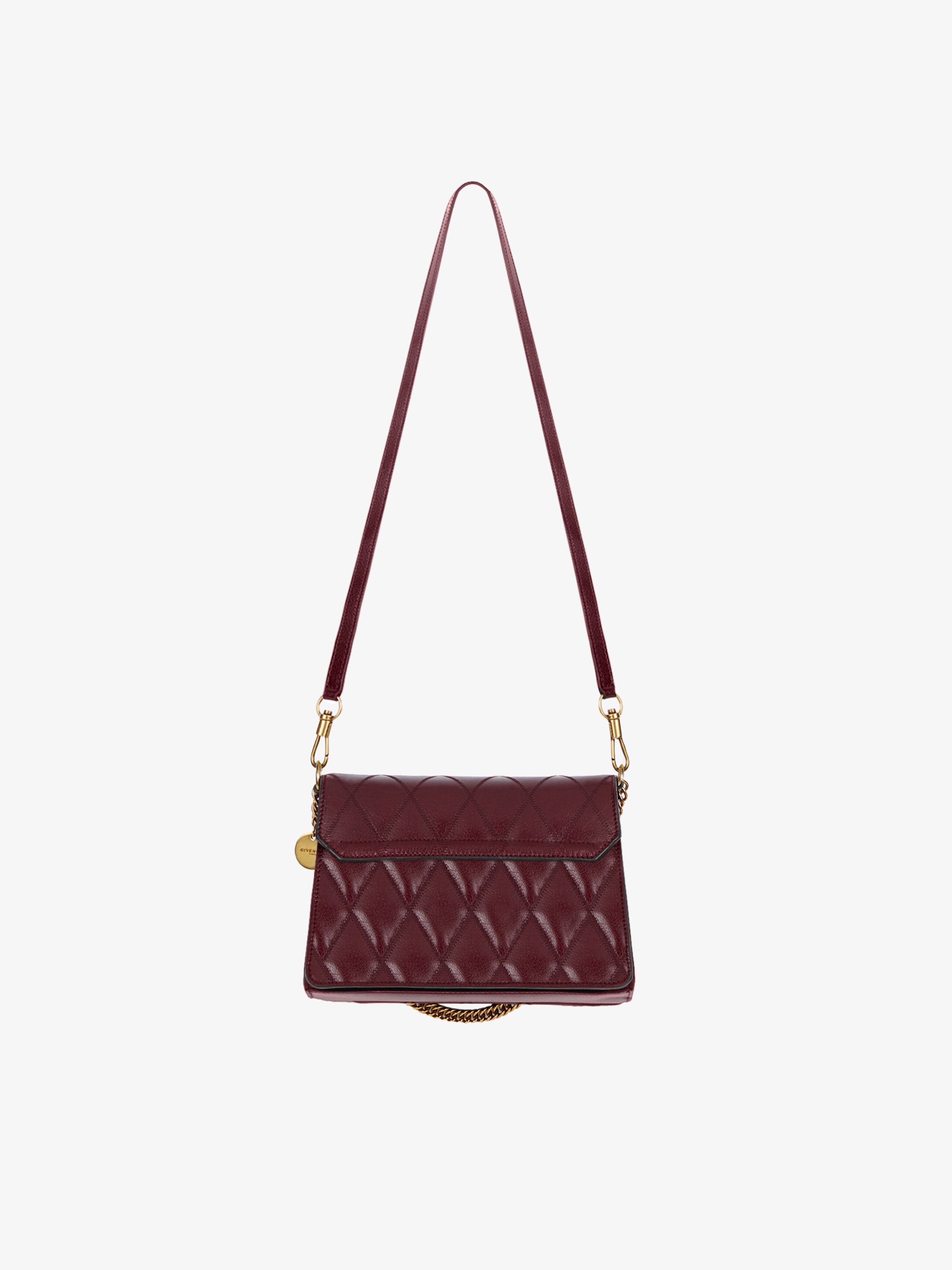 Small GV3 bag in diamond quilted leather - 4