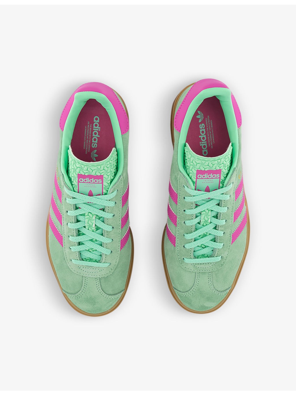 Gazelle Bold brand-stripe suede low-top trainers - 2