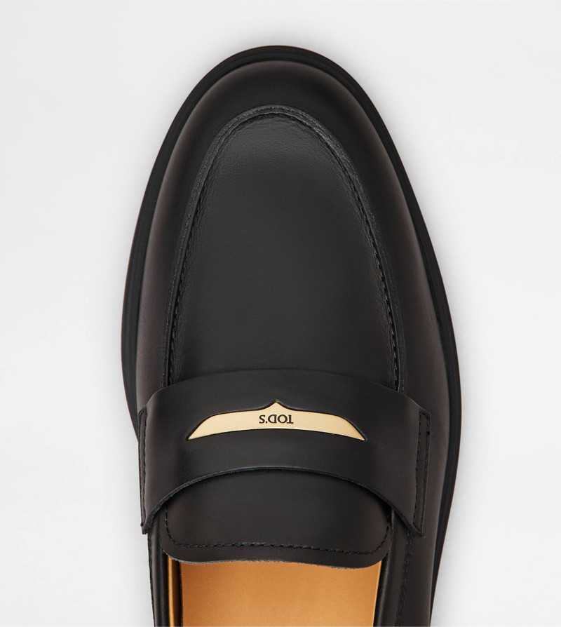 LOAFERS IN LEATHER - BLACK 5