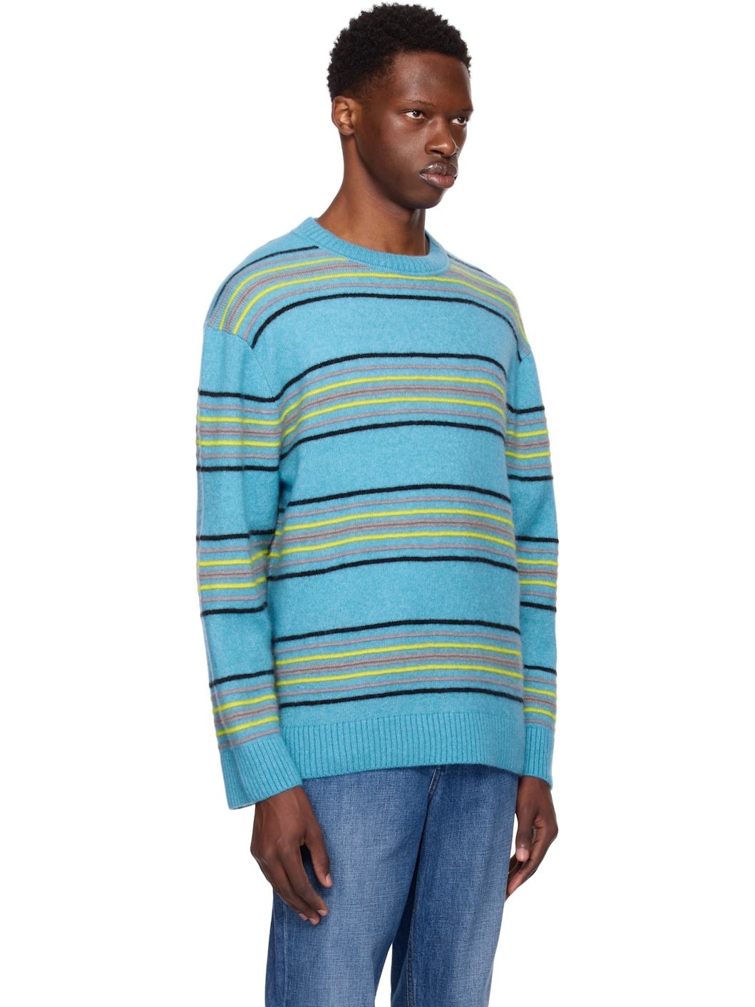 Blue Reef Stripe Sweater - 2