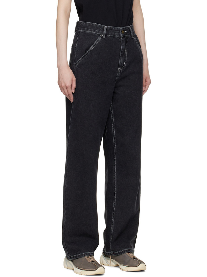 Black Simple Jeans 2