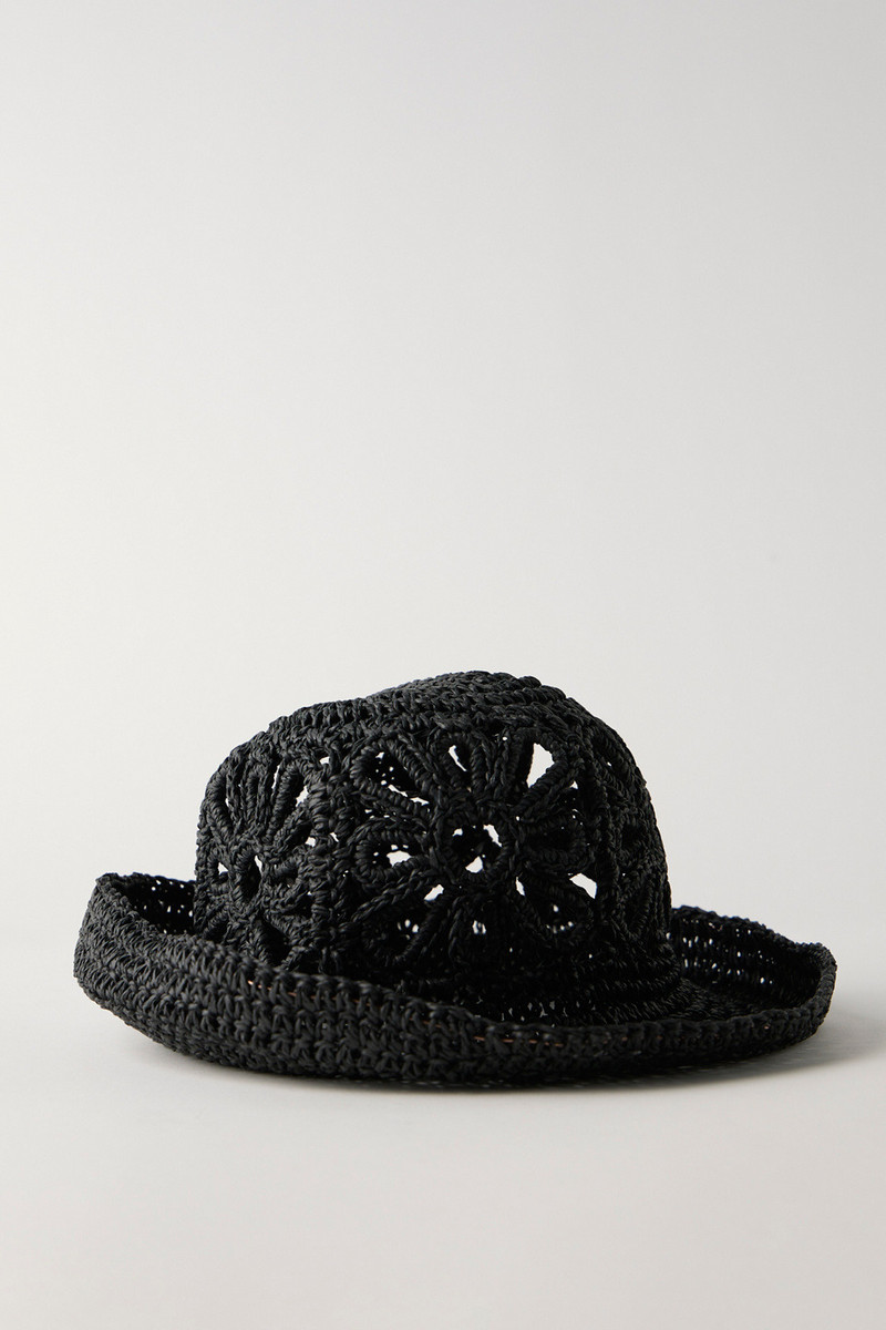Cut-Out Daisy Straw Hat 3
