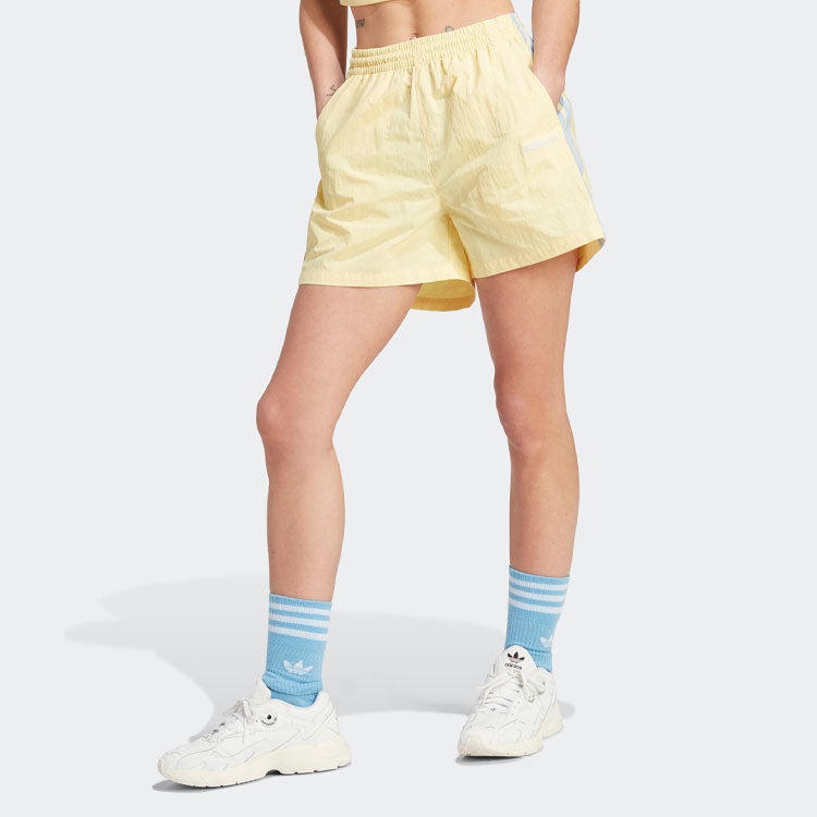 (WMNS) adidas Island Club Shorts 'Yellow' IT8162 - 4