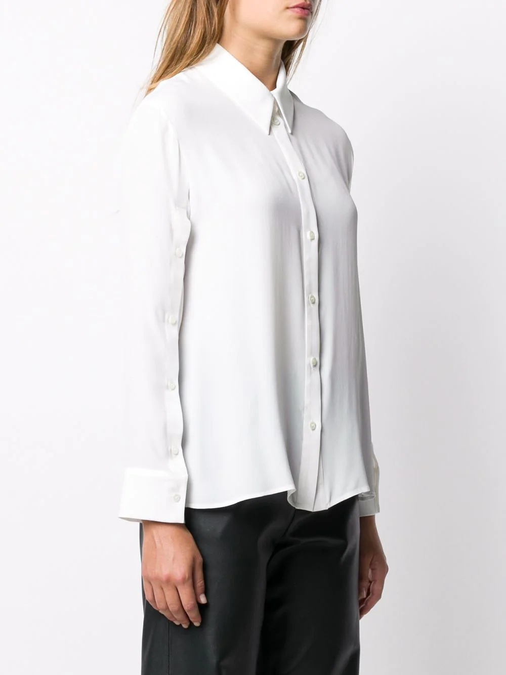 buttoned-sleeve shirt - 3