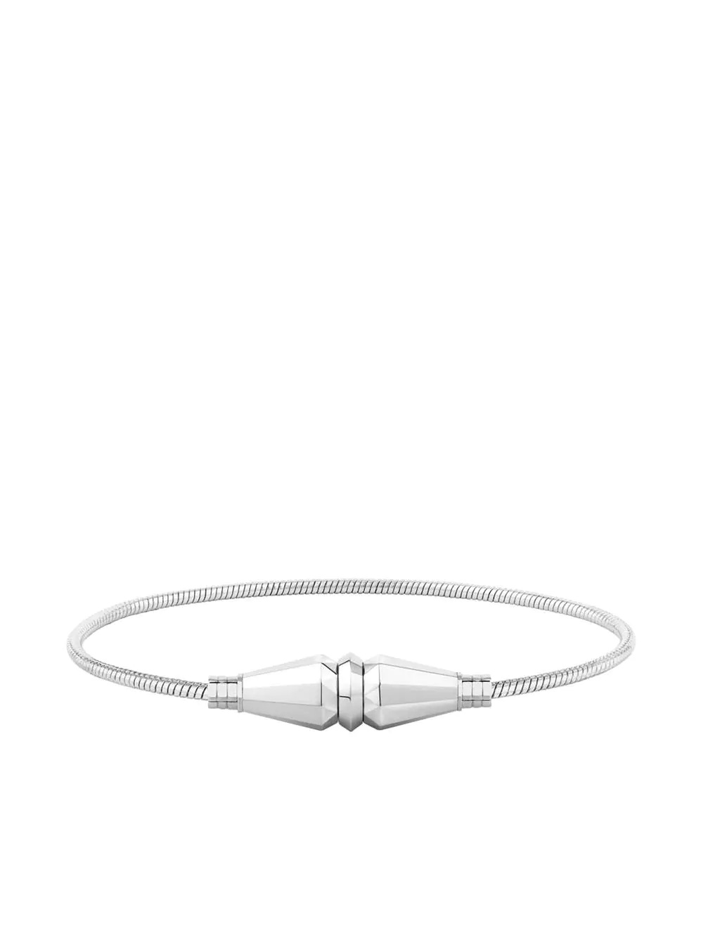 18kt white gold Jack de Boucheron single wrap bracelet - 1